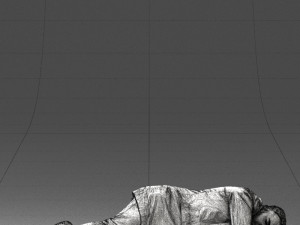 lying man 0127 3d print ready Modello di stampa 3D
