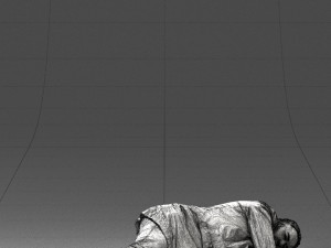 lying man 0127 3d print ready Modello di stampa 3D
