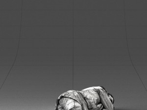 lying man 0127 3d print ready Modello di stampa 3D