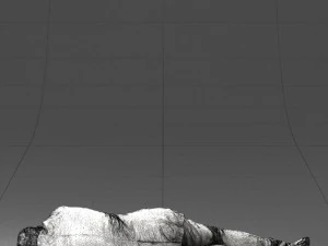 000461 Unconscious Man Lying on the Ground 3dp 3D Print Model