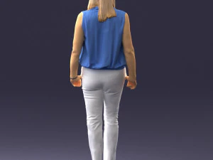 000465 Casual Woman Standing 3D Model