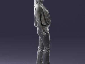 000465 Casual Woman Standing 3D Model