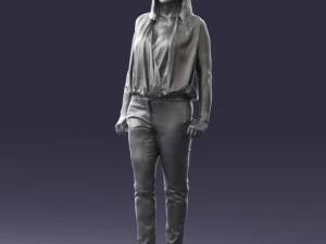 000465 Casual Woman Standing 3D Model