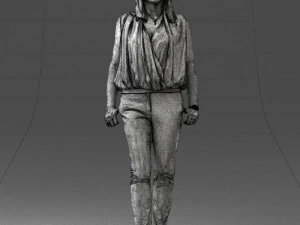 000465 Casual Woman Standing 3D Model