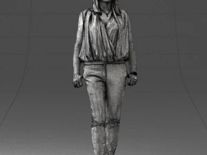 000465 Casual Woman Standing 3D Model