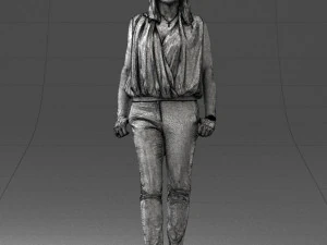 000465 Casual Woman Standing 3D Model