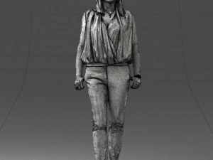 000465 Casual Woman Standing 3D Model