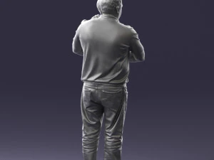 000466 Отец держит ребенка 3D Модель