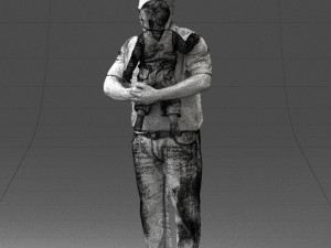 man with child 0132 3D Model