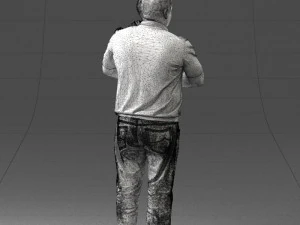 000466 Father Holding Baby 3dp 3D Print Model