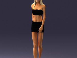 thin woman 0141 3d print ready 3D Принт Модель