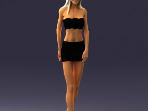 thin woman 0141 3d print ready 3D Принт Модель