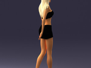 thin woman 0141 3d print ready 3D Принт Модель