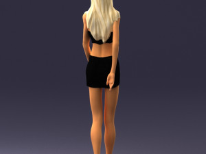 thin woman 0141 3d print ready 3D Принт Модель