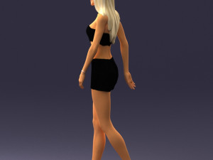 thin woman 0141 3d print ready 3D Принт Модель