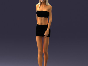 thin woman 0141 3d print ready 3D Принт Модель
