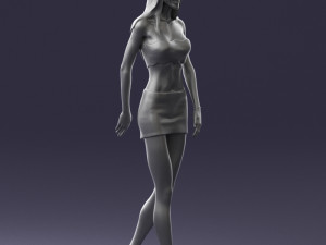 thin woman 0141 3d print ready 3D Принт Модель