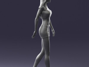 thin woman 0141 3d print ready 3D Принт Модель