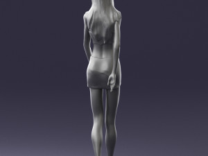 thin woman 0141 3d print ready 3D Принт Модель
