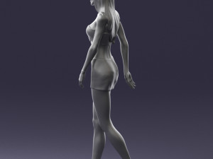 thin woman 0141 3d print ready 3D Принт Модель