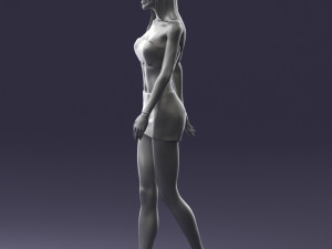 thin woman 0141 3d print ready 3D Принт Модель