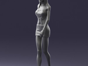 thin woman 0141 3d print ready 3D Принт Модель