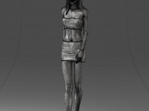 thin woman 0141 3d print ready 3D Принт Модель