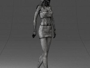 thin woman 0141 3d print ready 3D Принт Модель