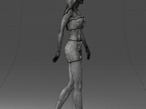 thin woman 0141 3d print ready 3D Принт Модель