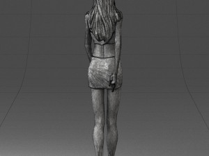 thin woman 0141 3d print ready 3D Принт Модель