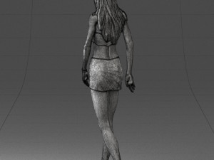 thin woman 0141 3d print ready 3D Принт Модель