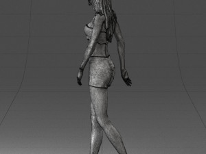 thin woman 0141 3d print ready 3D Принт Модель