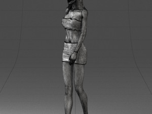 thin woman 0141 3d print ready 3D Принт Модель