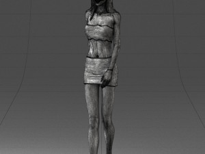 thin woman 0141 3d print ready 3D Принт Модель