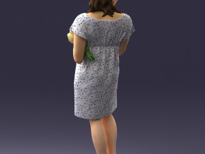 pregnant woman 0145 Modèle 3D