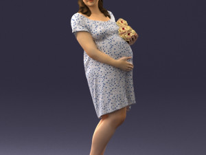 pregnant woman 0145 Modèle 3D