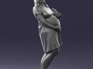 pregnant woman 0145 Modèle 3D