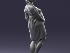 pregnant woman 0145 Modèle 3D