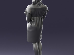 pregnant woman 0145 Modèle 3D