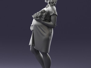 pregnant woman 0145 Modèle 3D