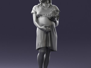 pregnant woman 0145 Modèle 3D