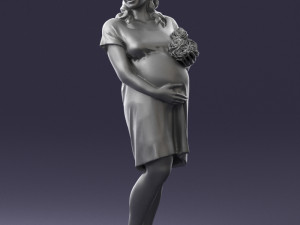 pregnant woman 0145 Modèle 3D