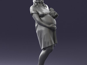 pregnant woman 0145 Modèle 3D