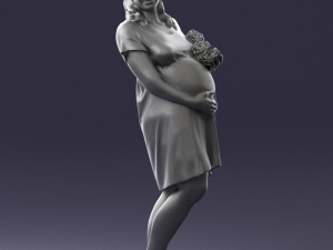 pregnant woman 0145 Modèle 3D