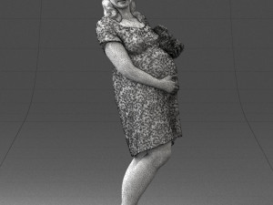 pregnant woman 0145 Modèle 3D