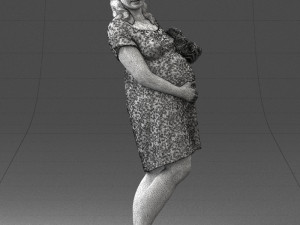 pregnant woman 0145 Modèle 3D