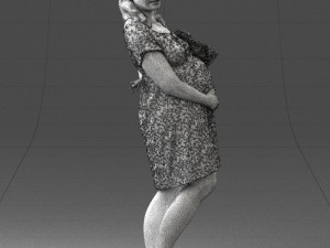 pregnant woman 0145 Modèle 3D