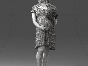 pregnant woman 0145 Modèle 3D