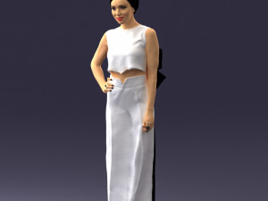 girl in pose 0148 3D 模型