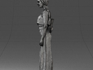 girl in pose 0148 3d print ready 3D Print Model
